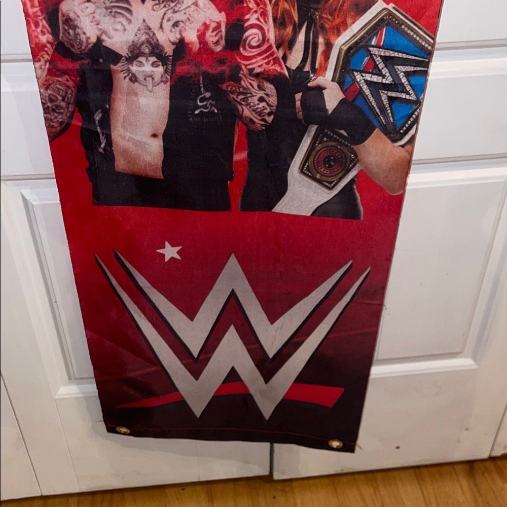 WWE Red Happy Birthday Banner - Picture 6 of 6